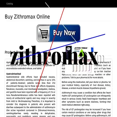 Zithromax avec ou sans ordonnance